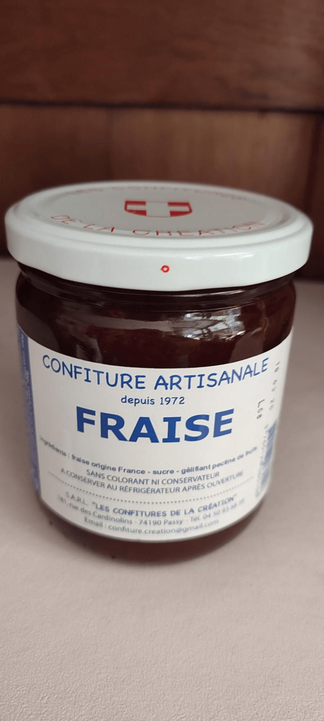 Confiture fraise 