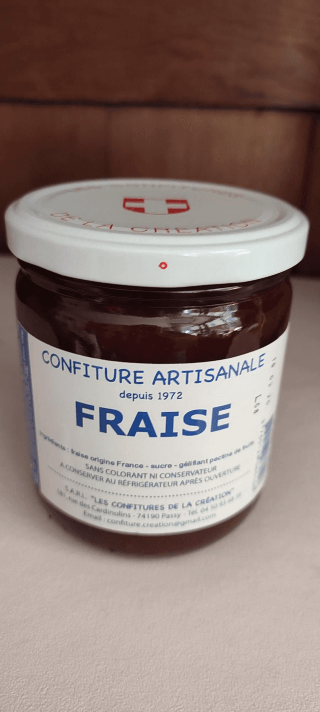 Confiture fraise 