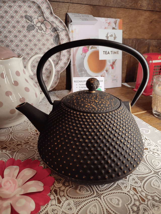 Théière en fonte ronde 80cl