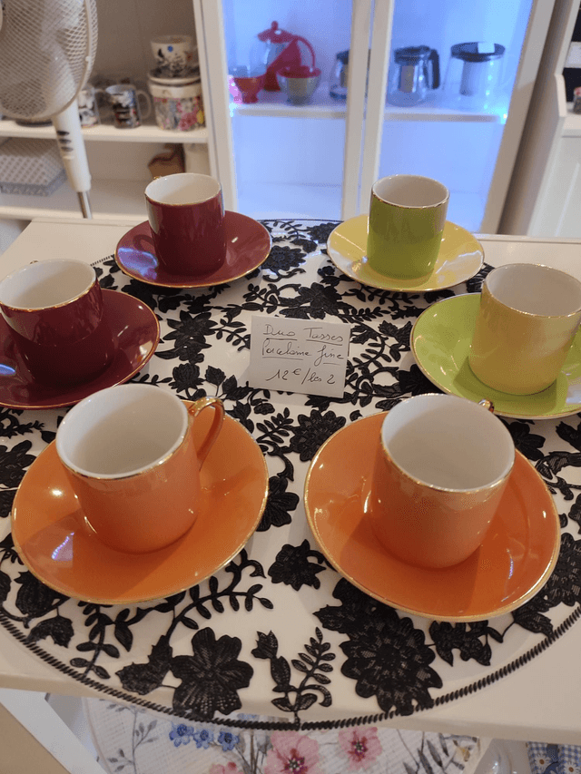 Duo tasses à café 