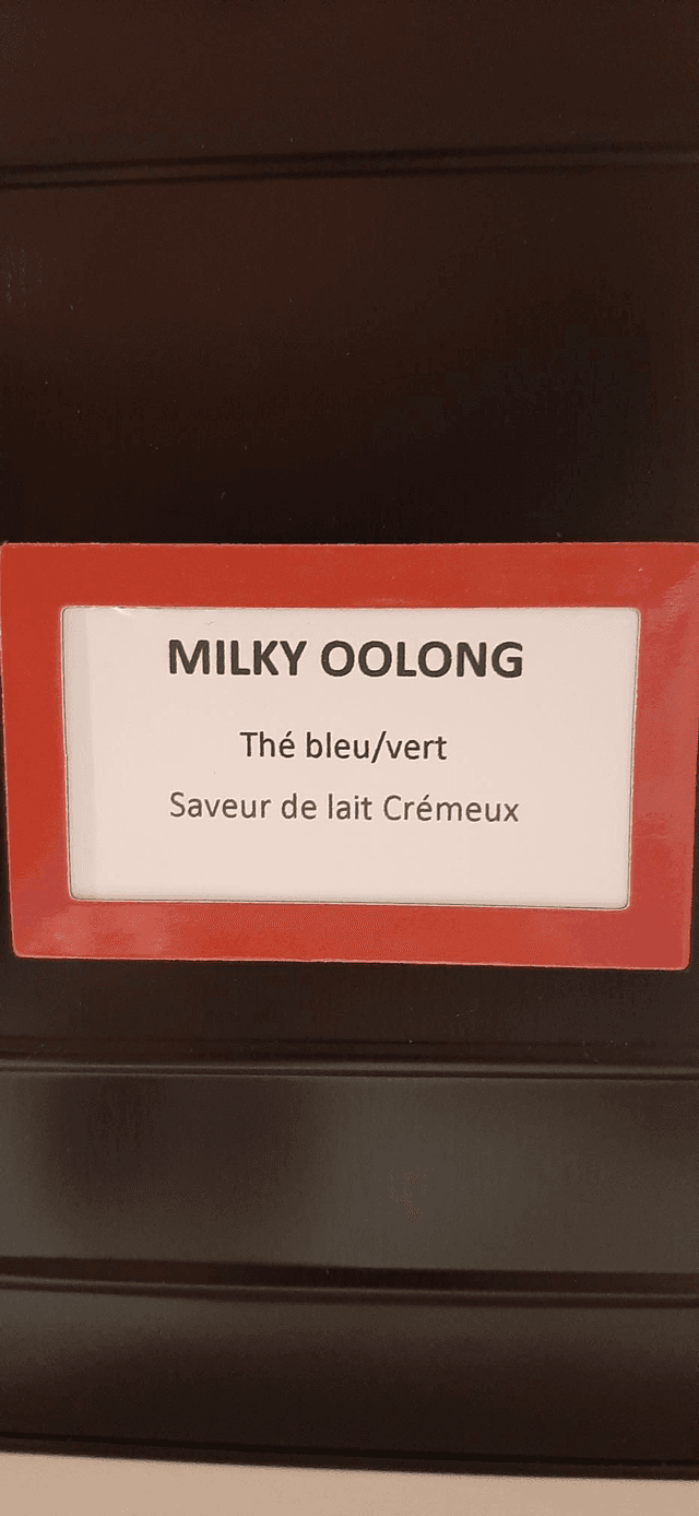 Milky oolong