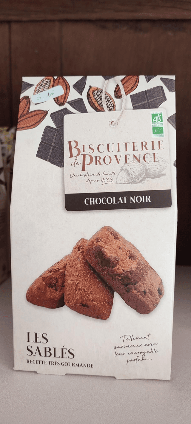 Sablés chocolat noir 